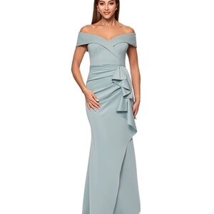 Xscape Strapless Sage 👗 Dress